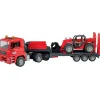 Camion de transport Man Tga avec engin Manitou MLT 633