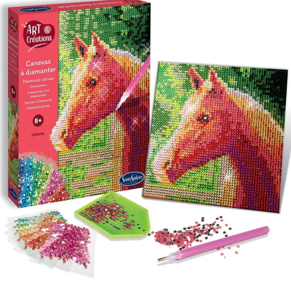 Canevas Diamanter Cheval Art Créations