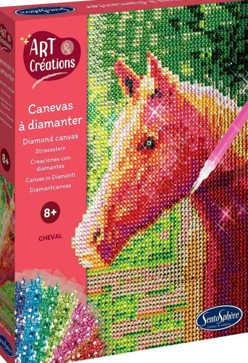 Canevas Diamanter Cheval Art Créations