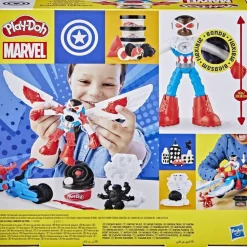 Captain america Moto tranchante Play-Doh Marvel