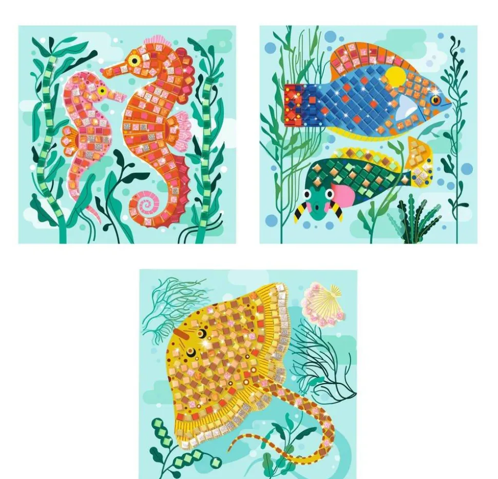 Caraïbes - Coffret 4 mosaïques