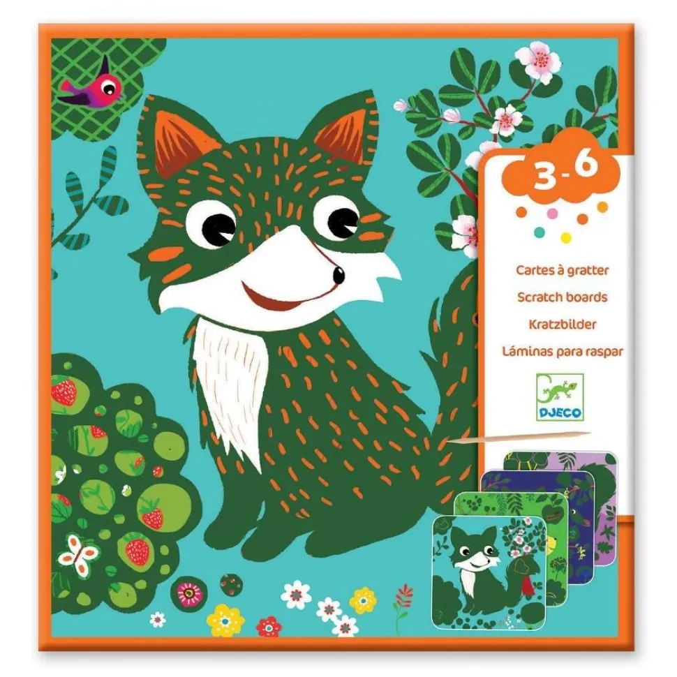 Cartes À Gratter - Petites Bêtes De Djeco