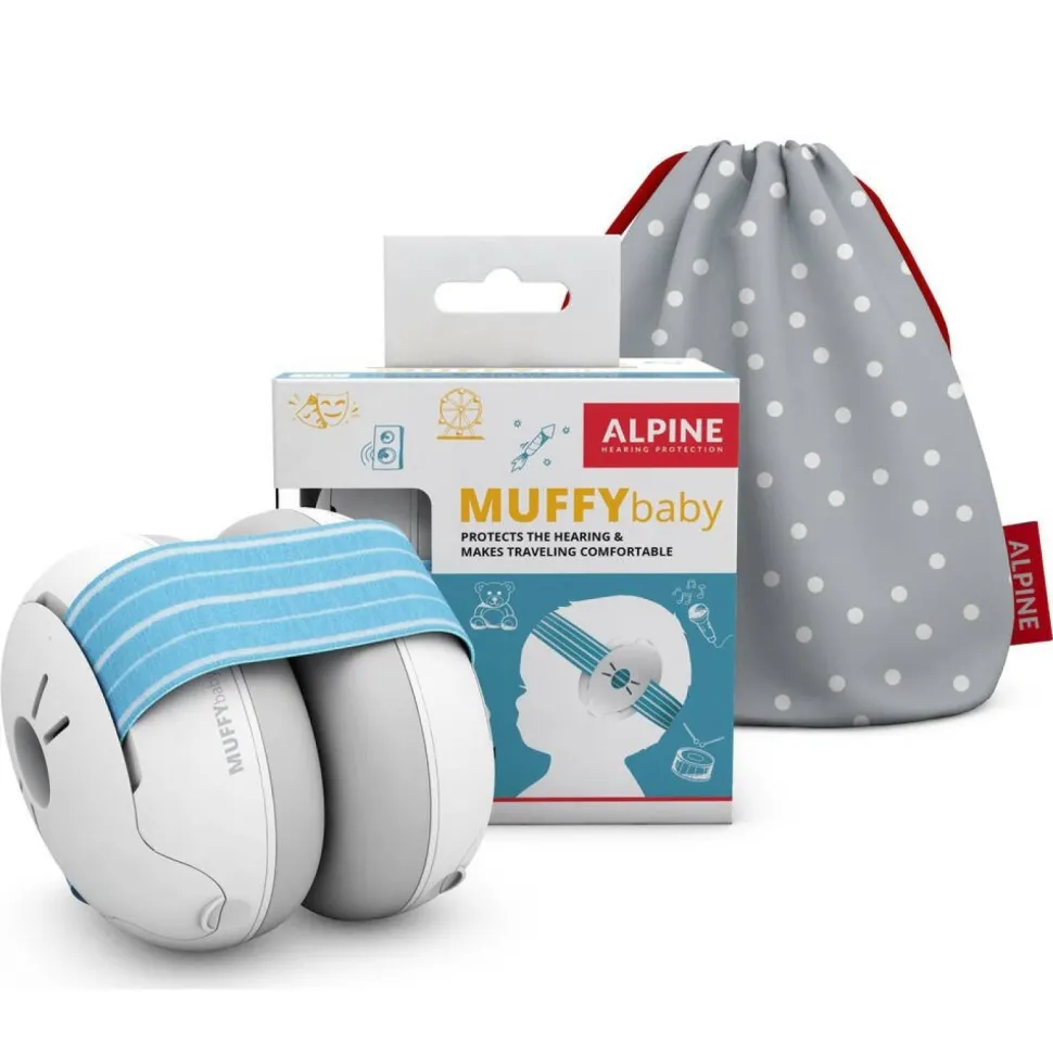 Casque anti-bruit pour bébé - Muffy baby bleu