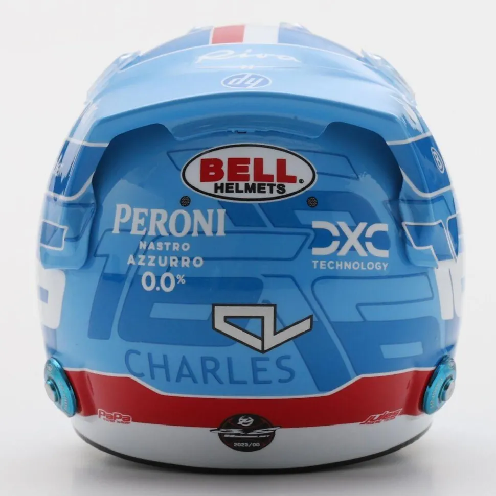 Casque Charles Leclerc 1:5 version deluxe - Ferrari - GP F1 Miami 2024