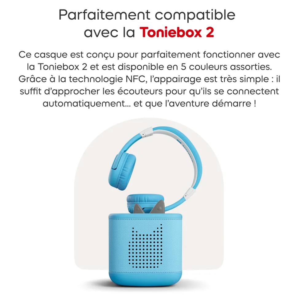 Casque Tonies Bluetooth Bleu ciel