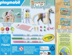 Cavalière avec crinière à colorier - Playmobil Horses of the Waterfall 71640