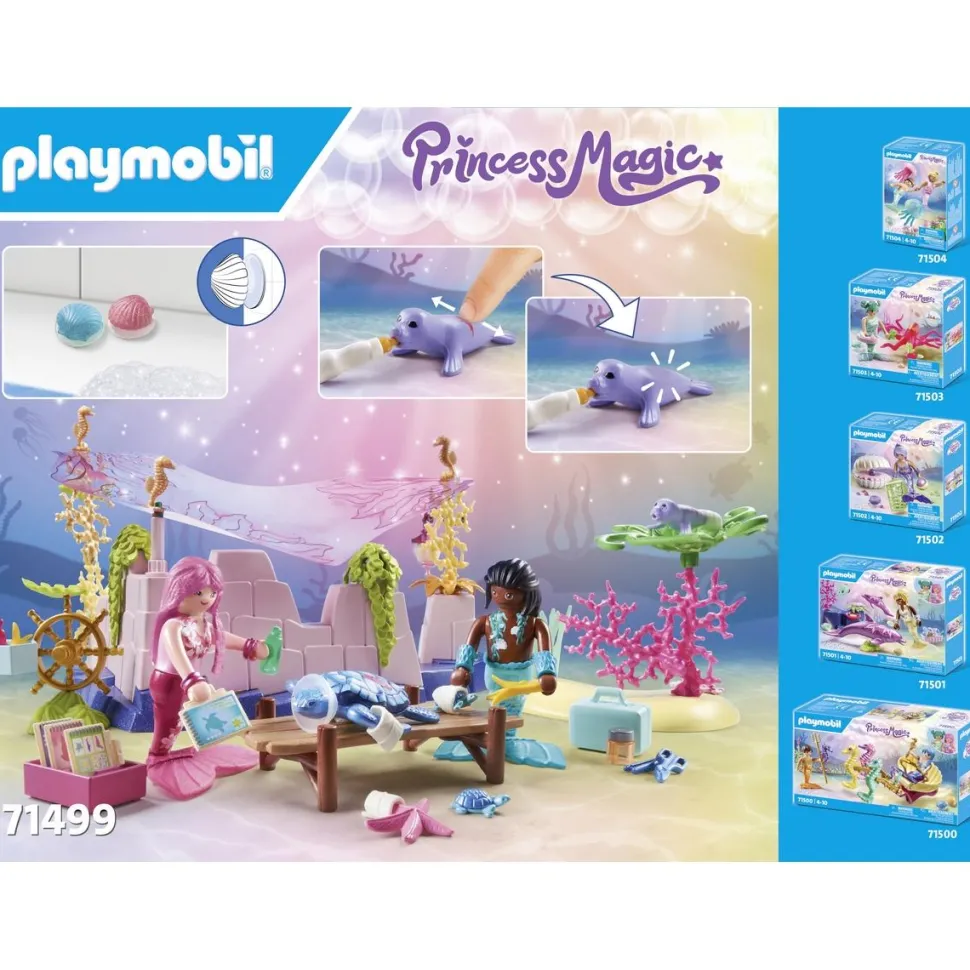 Centre de soin des sirènes pour animaux Playmobil Princess Magic 71499
