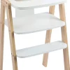 Chaise haute en bois