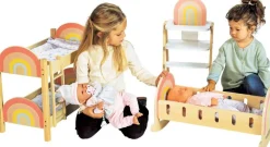 Chaise haute en bois