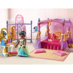 Chambre de princesses avec lit baldaquin Playmobil Princess Magic 71847