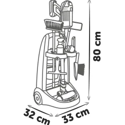 Chariot de ménage aspirateur balai Rowenta