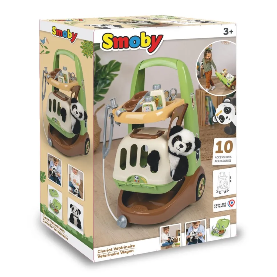 Chariot vétérinaire panda
