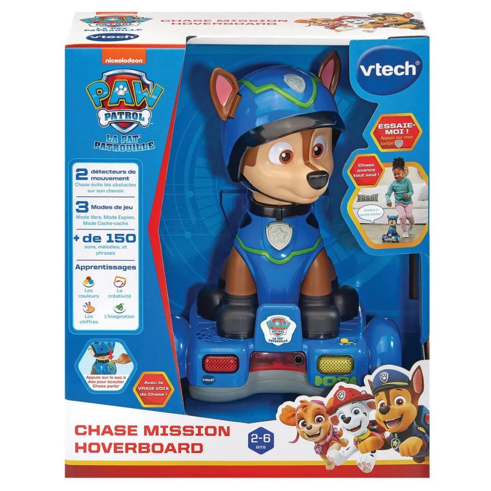 Chase mission hoverboard Pat Patrouille