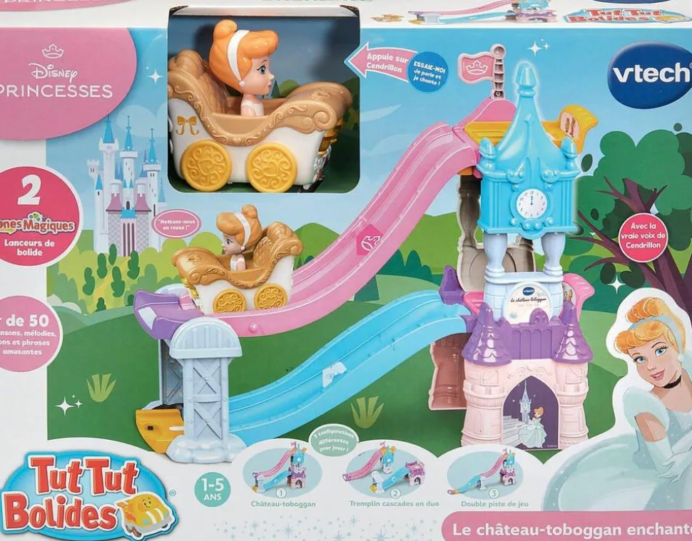 Chateau Toboggan enchanté Tut Tut Bolides Disney Princesse