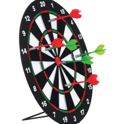 Cible et fléchettes