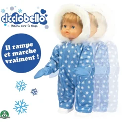 Cicciobello Marche dans la neige