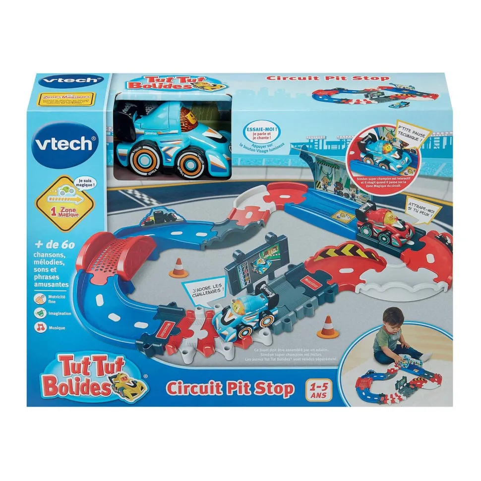 Circuit Pit Stop et super champion - Tut Tut Bolides