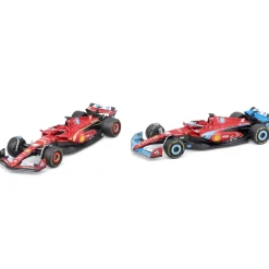 Coffret 1/43 2 voitures de courses F1 Scuderia Ferrari 2024