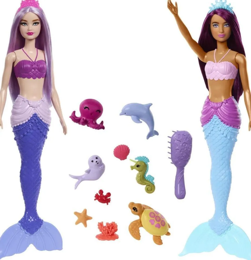 Coffret 2 amies sirènes Barbie
