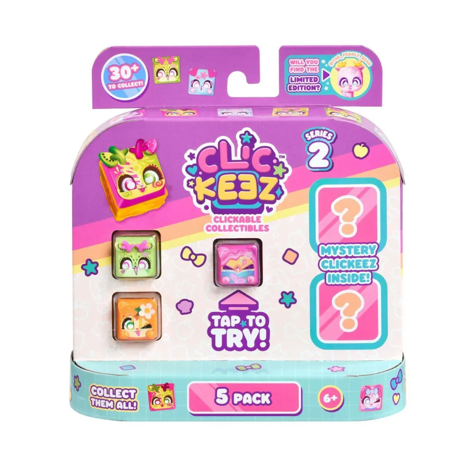 Coffret 5 Clickeez à collectionner Série 2