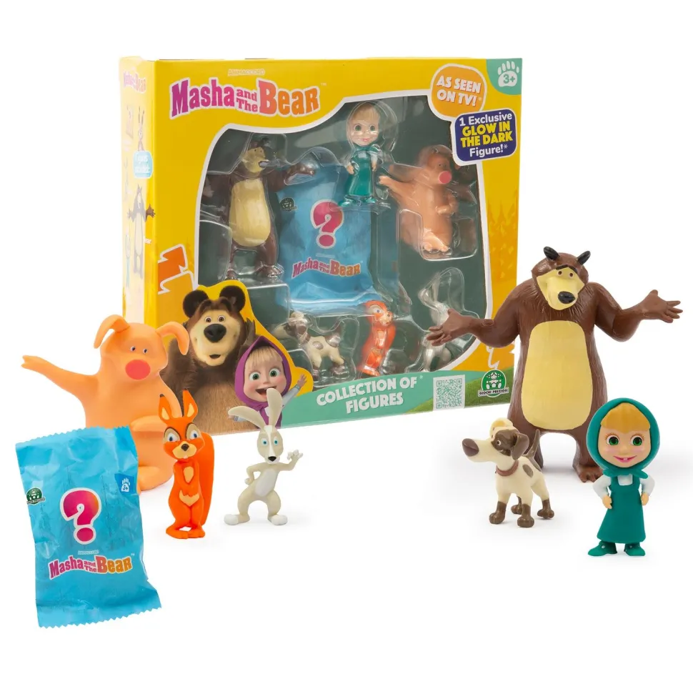 Coffret 7 figurines Masha et Michka