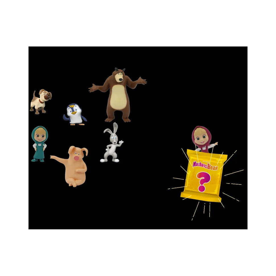 Coffret 7 figurines Masha et Michka