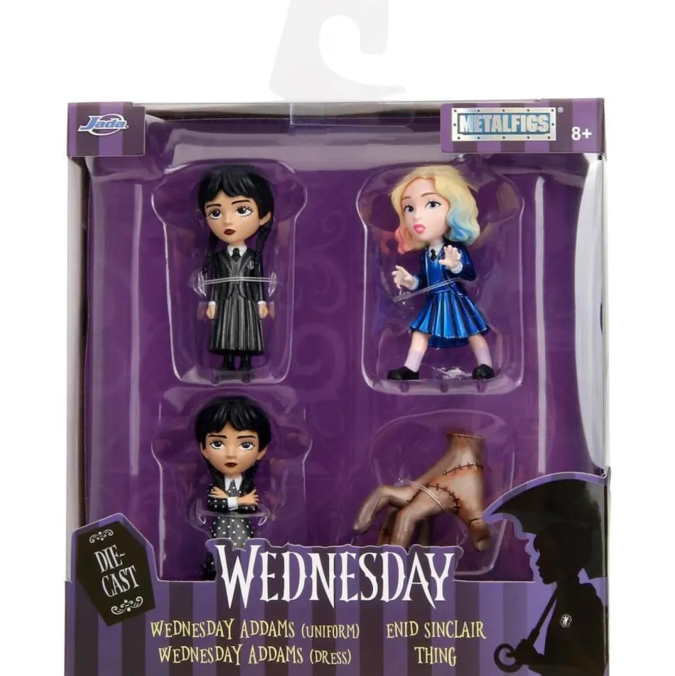 Coffret 4 figurines Mercredi - Jada