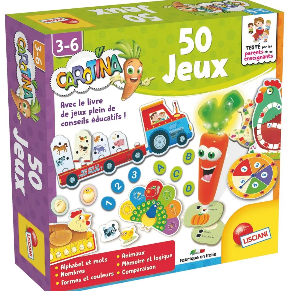 Coffret 50 jeux Carotina