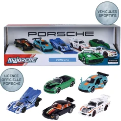 Coffret 5 Majorette Porsche sportive