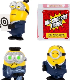 Coffret 4 minis figurines Moi moche et méchant 4 - équipe avl des minions