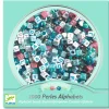 Coffret 1000 perles alphabet argent