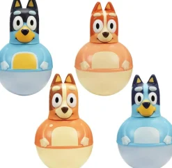 Coffret 4 Personnages culbuto Bluey