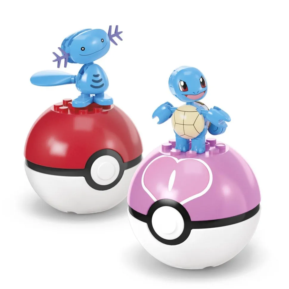Coffret 4 Pokémon Eau construire - MEGA
