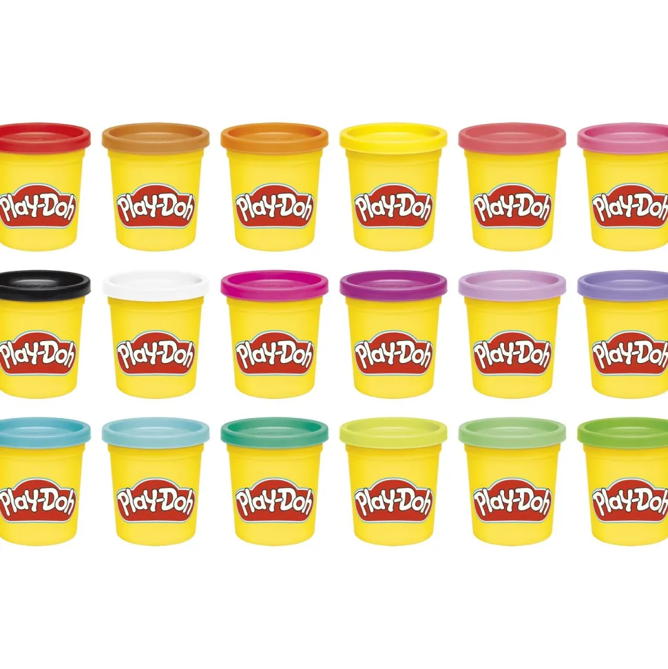 Coffret 18 pots Imagination - pâte à modeler Play-Doh