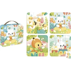 Coffret 4 puzzles JANOD pure