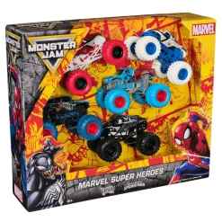 Coffret 5 véhicules die cast SpiderMan 1:64 Monster Jam