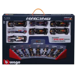 Coffret 7 véhicules Formule 1 Red Bull 1:43