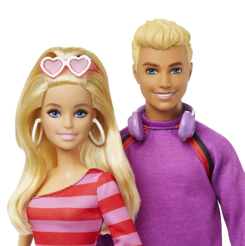 Coffret Barbie Et Ken Roller - Duo des années 1980