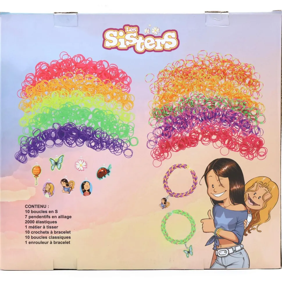 Coffret bracelets Loom Les Sisters