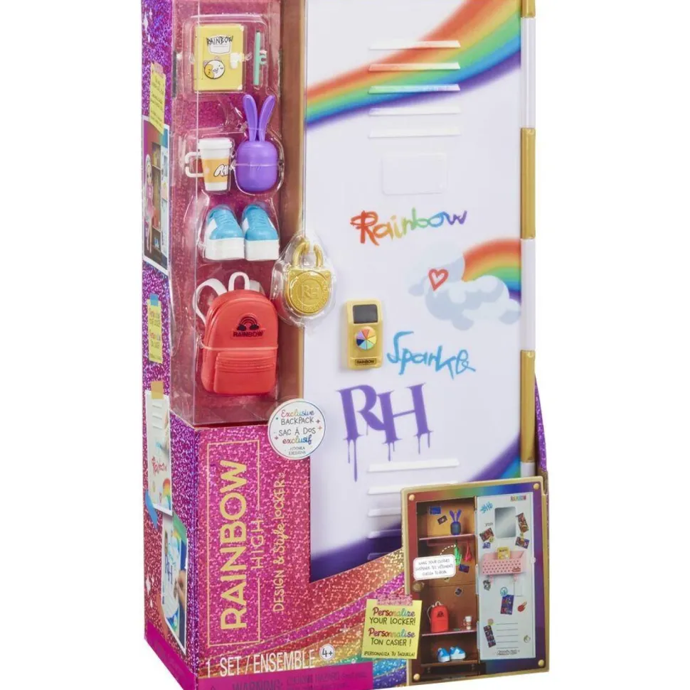 Coffret casiers d'école Rainbow High