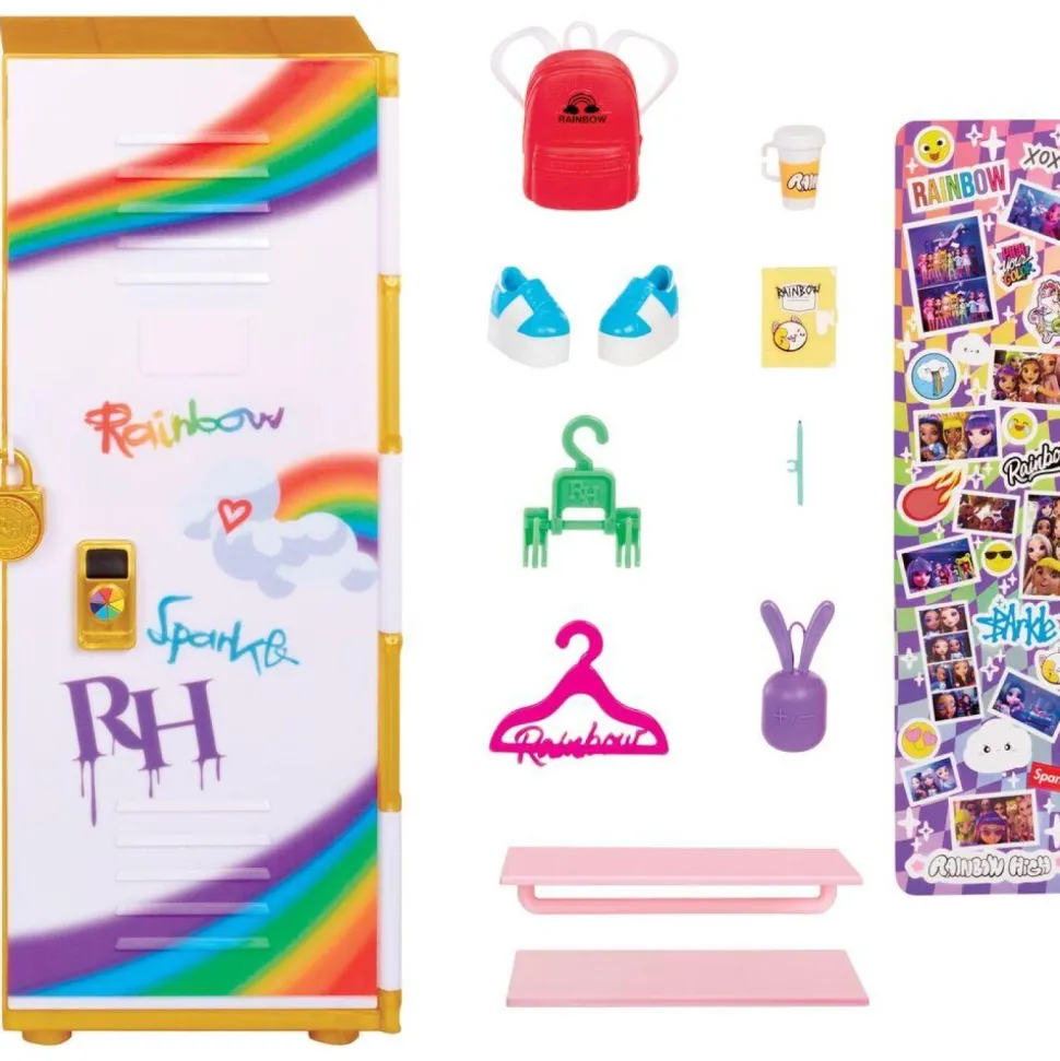 Coffret casiers d'école Rainbow High