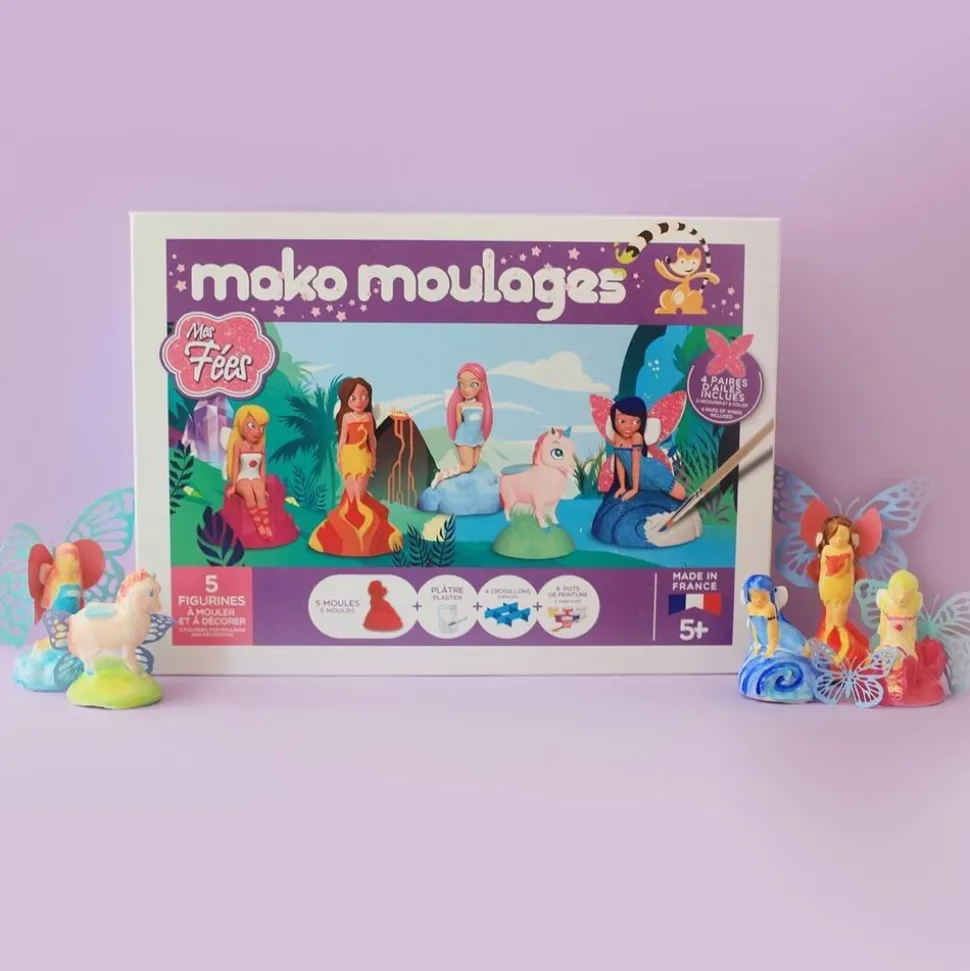 Coffret Créatif - 5 Moules Mako Moulages Mes