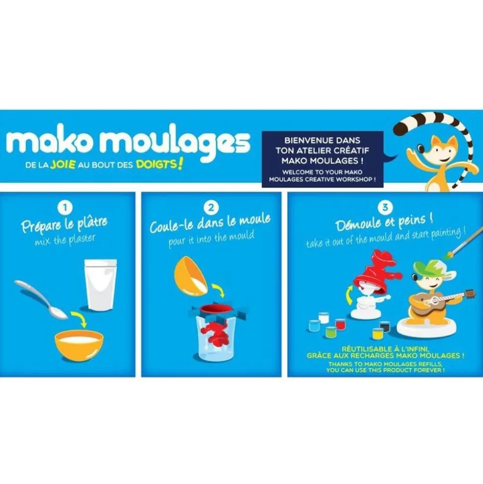 Coffret Créatif - Balade En Forêt 3 Moules Mako