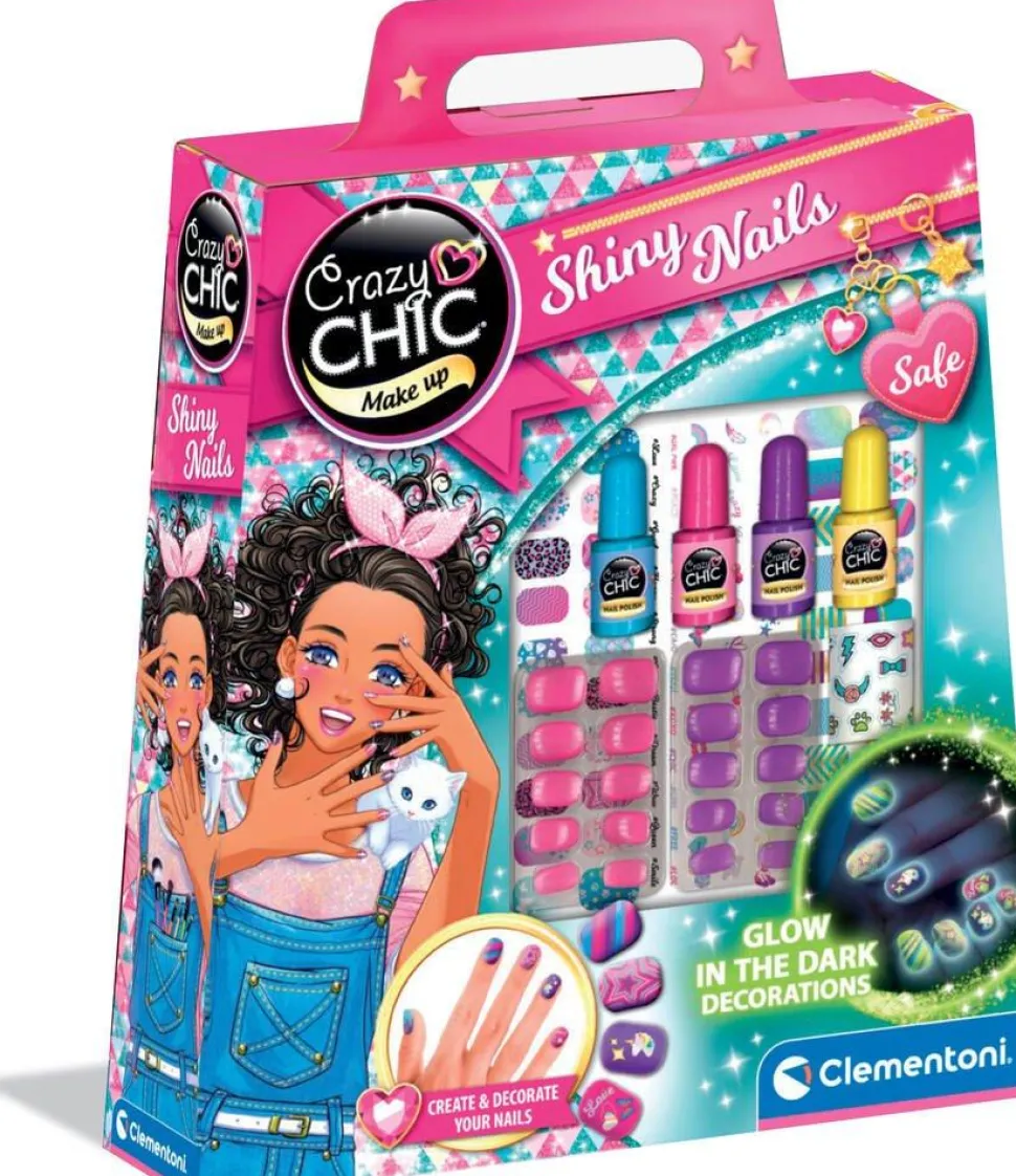 Coffret Crazy chic ongles phosphoresents Shiny nails