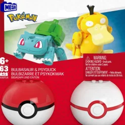 Coffret de 2 pokeball et figurine - MEGA Pokemon