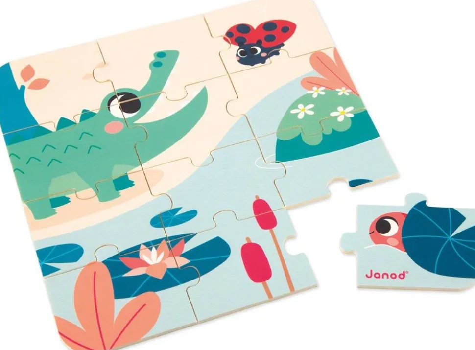 Coffret en bois Crocodile