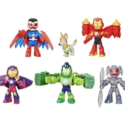 Coffret figurines Avengers en armure - Iron Man et ses amis incroyables