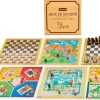 Coffret Luxe en bois jeux de société