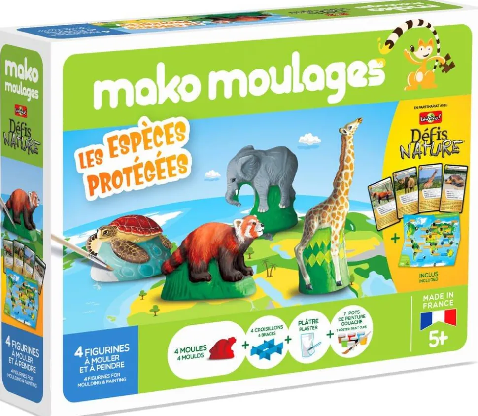 Coffret Mako Moulages - Espèces protégées