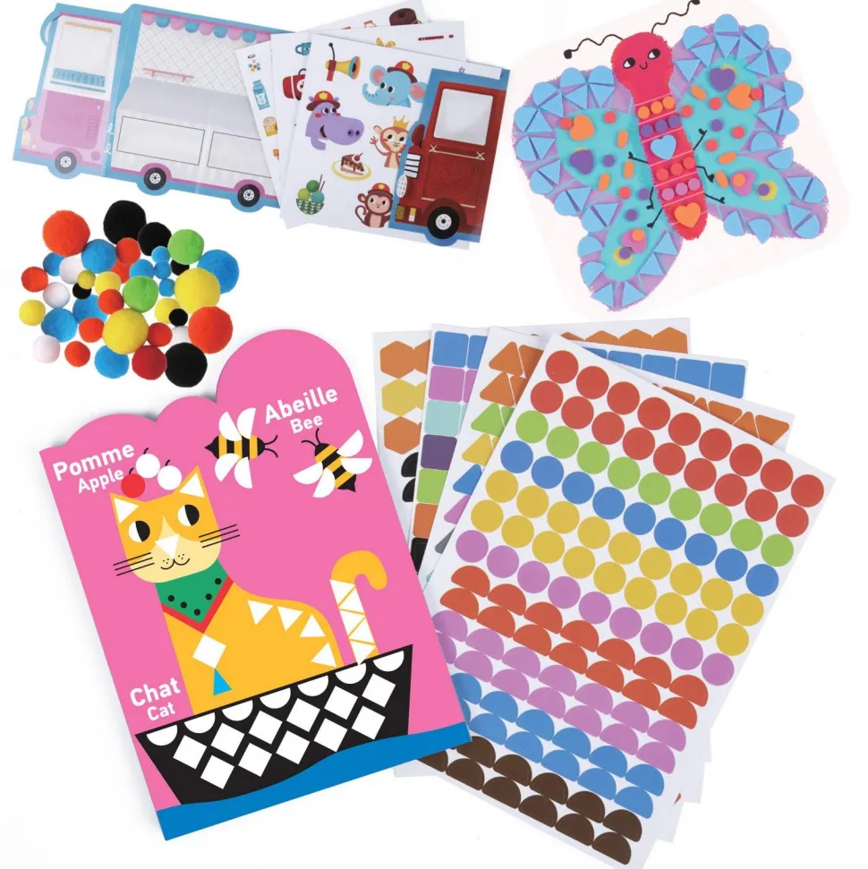 Coffret mon premier atelier d'autocollants